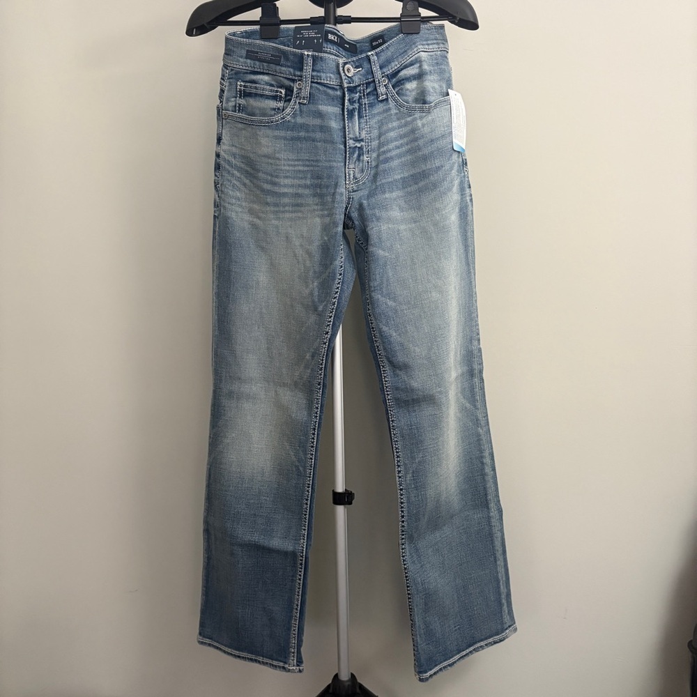 BKE Light Blue Straight Men's Jeans